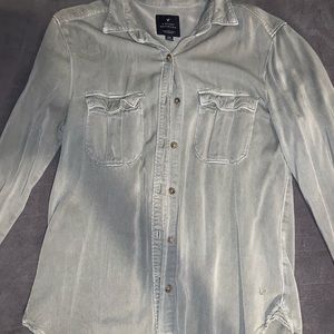 vintage boyfriend button down shirt